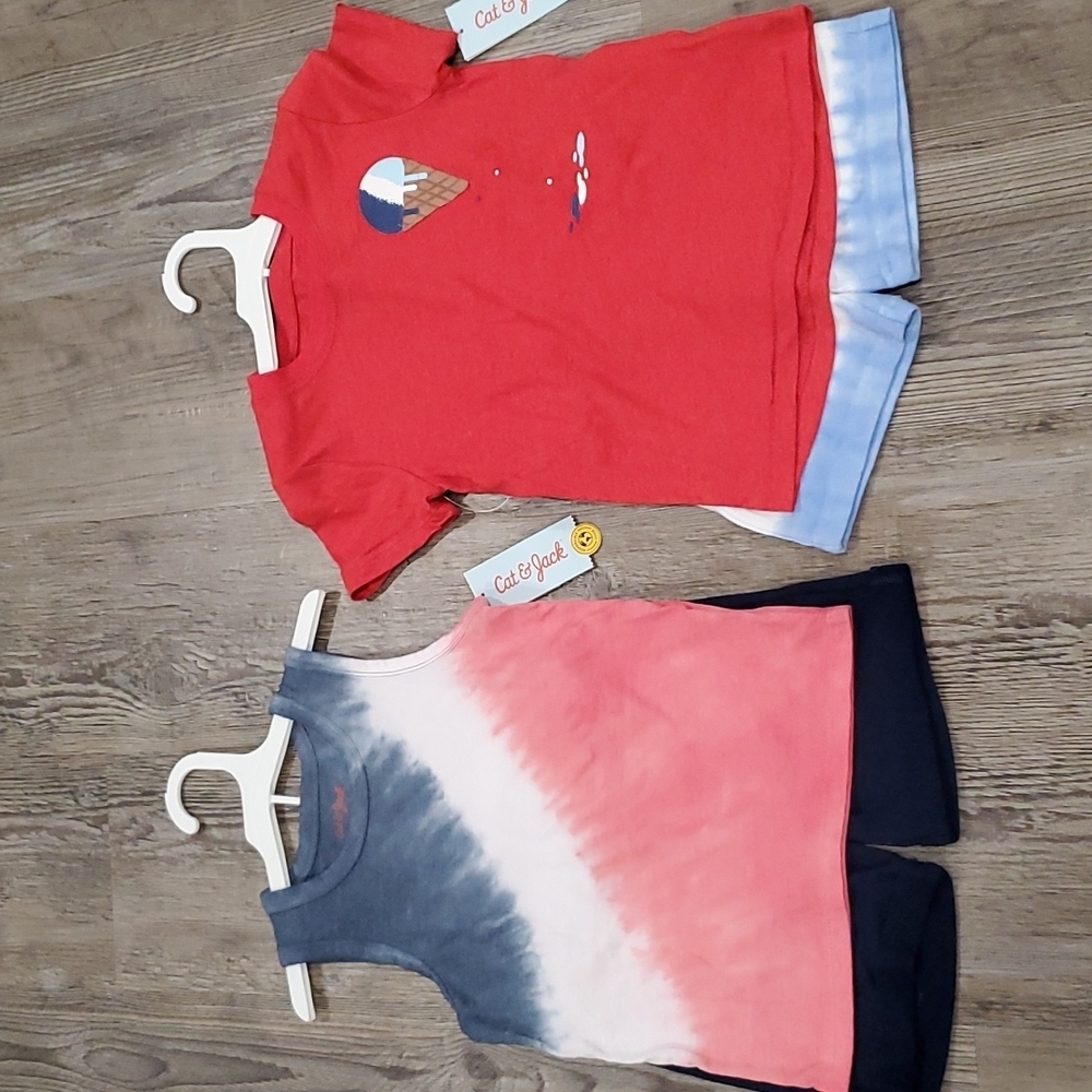 Cat & Jack Set of 2 T-Shirt & Shorts